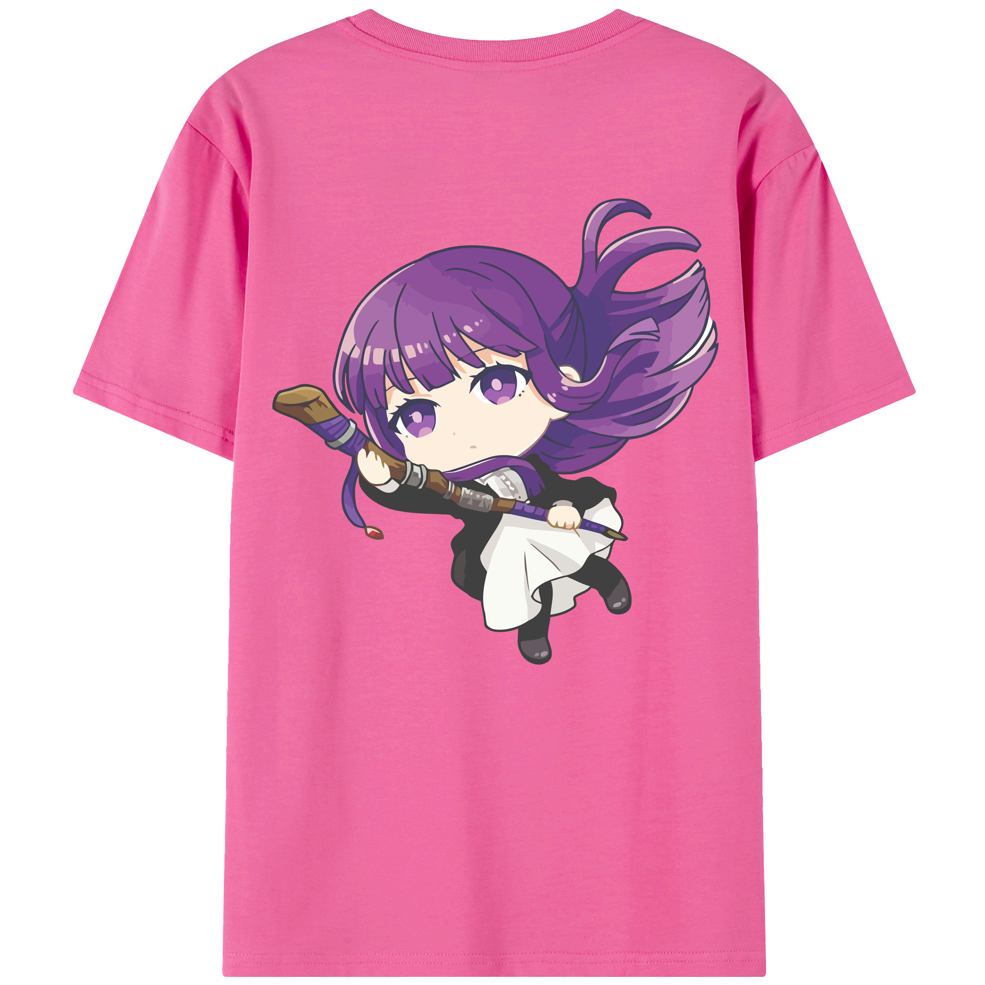 （画像用） 葬送のフリーレン Frieren レディース半袖Tシャツ(バックプリント)